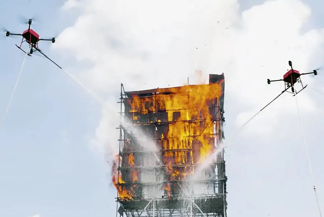 Firefighting UAV